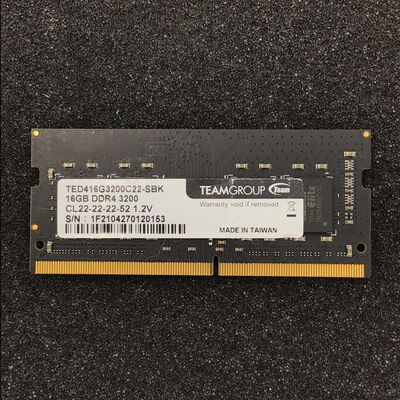 【白山FM松任店】中古  PC4-25600 16GB ノート用(DDR4-3200) 158772 