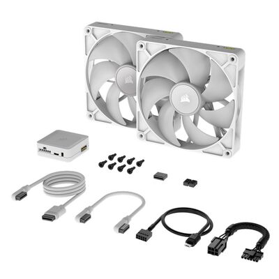 Corsair  iCUE LINK RX140 RGB White Starter Kit CO-9051024-WW (2個パック ホワイト) 