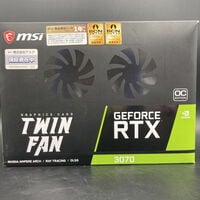 中古  MSI GeForce RTX 3070 TWIN FAN 8G OC LHR(RTX3070 8G L) 5370000718 