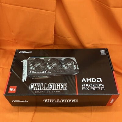 【なんば店】中古  ASRock RX9070 CL 16G Challenger (RX9070 16G) 176953 