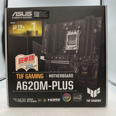 【新潟店】中古  ASUS TUF GAMING A620M-PLUS (A620 AM5 mATX DDR5) 168309 