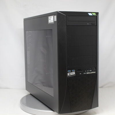 【通販センター】中古  THIRDWAVE GALLERIA KT(Intel Core i7 9700/16GB DDR4 (PC4)/SSD500GB/DVDマルチ/NVIDIA GeForce RTX 2070 SUPER 8GB/W11H64 MAR) 196735 
