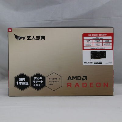 中古  玄人志向 RD-RX6600-E8GB/DF（RX6600 8GB） 3480033024 