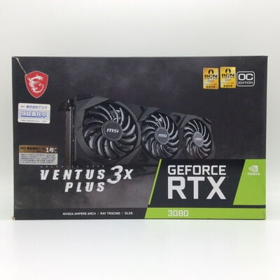 【浜松店】中古  MSI GeForce RTX 3080 VENTUS 3X PLUS 12G OC LHR (RTX3080 12GB) 1300007773 