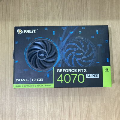 【甲府飯田店】中古  Palit NED407S019K9-1043D (RTX4070 SUPER 12GB) 163398【8/14価格改定!】 