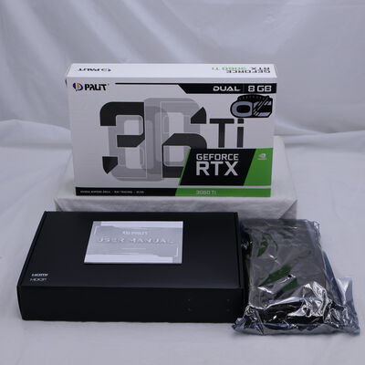 【通販センター】中古  【LHR版】Palit NE6306TS19P2-190AD V1 (RTX3060Ti Dual OC V1 8GB) 146436 