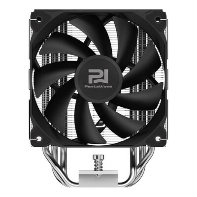 AINEX  PC-Z05C-SRB (ヒートパイプ5本搭載 Intel&AMD用 サイドフローCPUクーラー) 