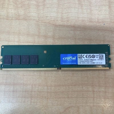 【千葉店】中古  crucial PC4-25600 8GB デスクトップ用 3250005867 