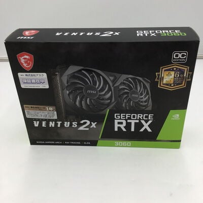 【白山FM松任店】中古  MSI GeForce RTX 3060 VENTUS 2X 12G OC（RTX3060 12GB） 3480038655 