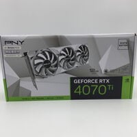 中古  PNY GeForce RTX4070Ti 12GB VERTO LED 3FAN White Edition (12GB PCI-E) 3430006602 