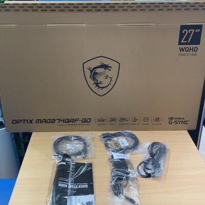 【甲府飯田店】中古  MSI Optix MAG274QRF-QD (27インチ WQHD 2560x1440 165Hz) 4720003237 