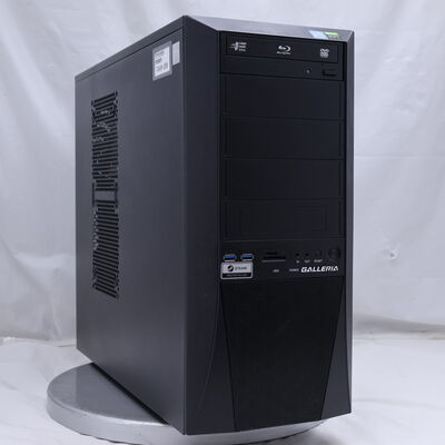 【通販センター】中古  THIRDWAVE GALLERIA KT(Intel Core i7 9700K/16GB DDR4 (PC4)/SSD525GB/BD-RE/NVIDIA GeForce RTX 2070 SUPER 8GB/W11H64 MAR) 204453 
