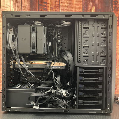 【富士青葉店】中古  自作PC(Ryzen 7 5700X/32GB/SSD500GB/RX7600/W11H) 5070001905 