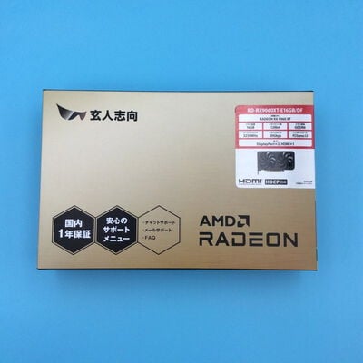 【秋葉原本店】中古  玄人志向 RD-RX9060XT-E16GB/DF (RX9060XT 16G) 179907 