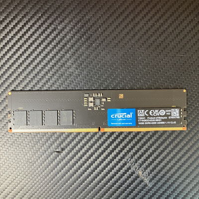 【富士青葉店】中古  Crucial CT16G52C42U5.M8G1(DDR5 PC5-41600 16GB) 183231 