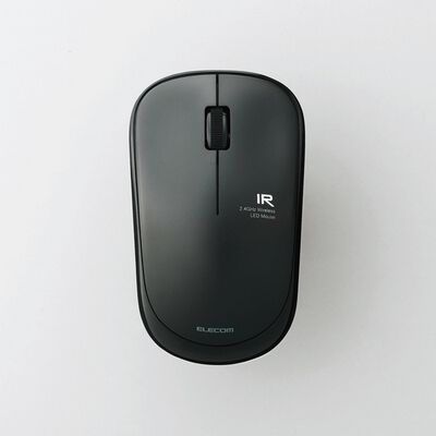 エレコム  M-IR07DRBK (無線IRマウス 3ボタン ブラック) 