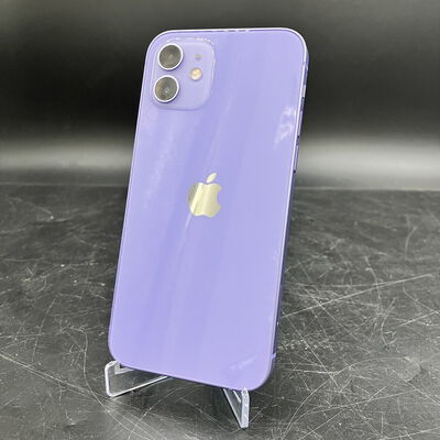 【大須店】中古  【SIMロック解除済み】【au】Apple iPhone12 6.1インチ 128GB (パープル)  MJNJ3J/A 155809 
