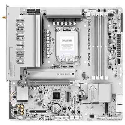 ASRock  B860M Challenger WiFi White (B860 1851 MicroATX ホワイト) 