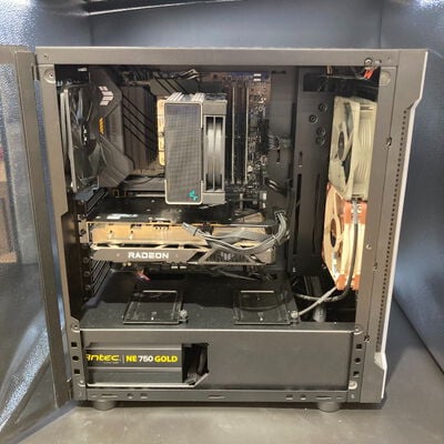 【宇都宮鶴田店】中古  自作パソコン(i5 12400F/16GB/SSD500GB/RX6500XT) 5280000591 