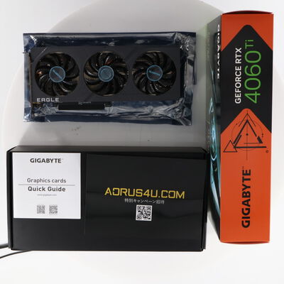 【秋葉原本店】中古  GIGABYTE GV-N406TEAGLE OC-8GD?(RTX4060Ti 8GB) 158563 