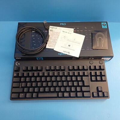 【大須店】中古  Logicool G-PKB-002CK (有線 ｹﾞｰﾐﾝｸﾞｷｰﾎﾞｰﾄﾞ) 158801 