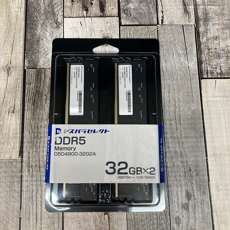 中古 ﾄﾞｽﾊﾟﾗｾﾚｸﾄ D5D4800-32G2A(DDR5 PC5-38400 32GBx2