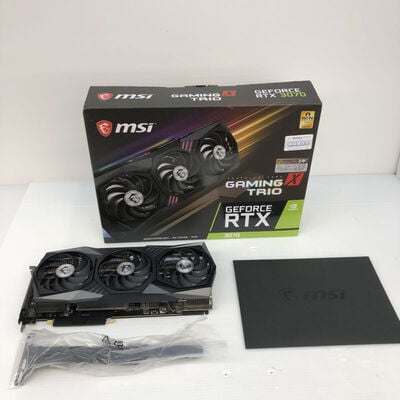 【徳島住吉店】中古  MSI GeForce RTX 3070 GAMING X TRIO（RTX3070 8GB） 3480039410 