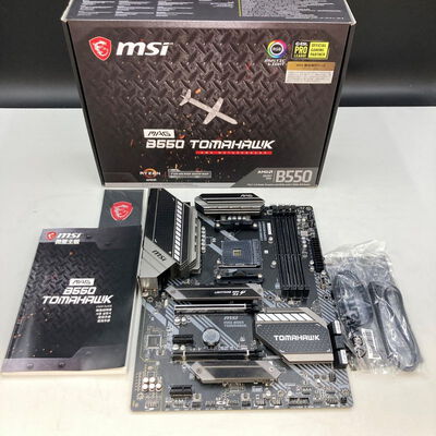 【熊本浜線店】中古  MSI MAG B550 TOMAHAWK (B550 AM4 ATX DDR4) 142923 