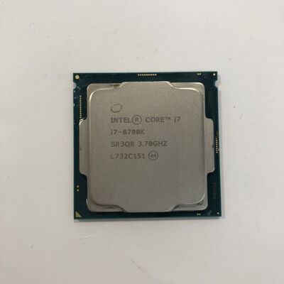 【長野稲里店】中古  INTEL Core i7 8700K (1151/3.70GHz/12M/C6/T12) 136197 