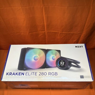 【なんば店】中古  NZXT RL-KR28E-B1(KRAKEN Elite RGB 280 BK 水) 3280021736 