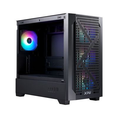 ADATA  LANDER 300 LANDER300MAA-BKCWW (MicroATX ガラス ブラック) 