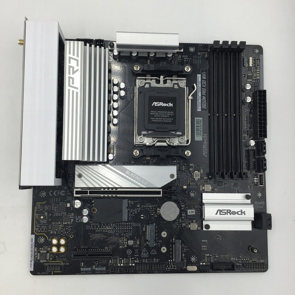 中古 ASRock B650M Pro X3D WiFi (B650 AM5 mATX DDR5) 4950001696