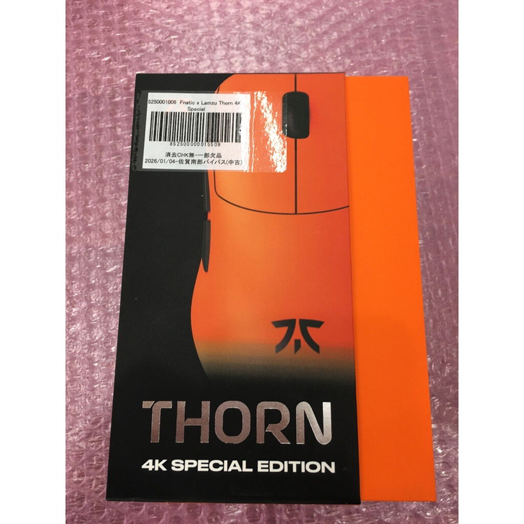 中古 Fnatic x Lamzu Thorn 4K Special Edition オレンジ MS0004-001