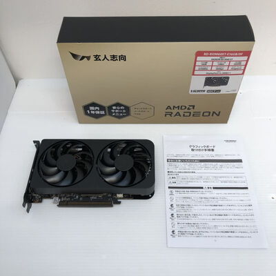 【徳島住吉店】中古  玄人志向 RD-RX9060XT-E16GB/DF（RX9060XT 16GB） 3480038204 