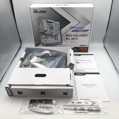 【甲府飯田店】中古  ASRock B850 Challenger WiFi White (B850 AM5 ATX) 4720002802 