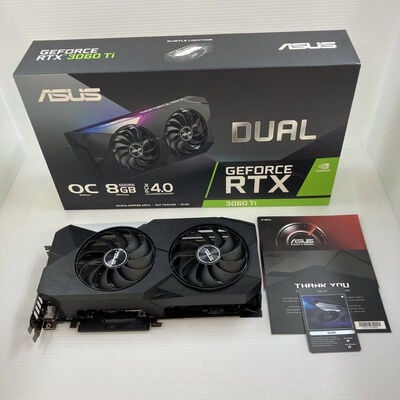 【秋葉原本店】中古  ASUS DUAL-RTX3060TI-O8G (RTX3060Ti 8GB) 144185 