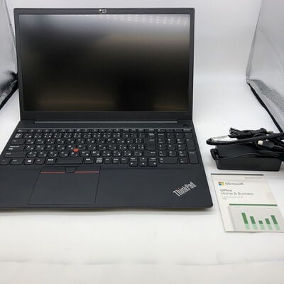 【宇都宮鶴田店】中古  LENOVO E15 Gen2 MSO 指紋認証無し (Intel Core i5 1135G7 2.4GHz/8GB/SSD256GB/-/オンボード/15.6/1920x1080/GbE/Wi-Fi/WEBCAM/W11P/Microsoft Office Home and Business 2024) 188582 