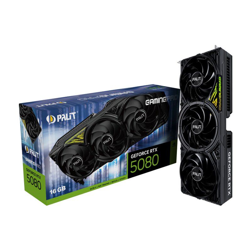 Palit NE75080019T2-GB2031Y (GeForce RTX 5080 GamingPro V1 16GB