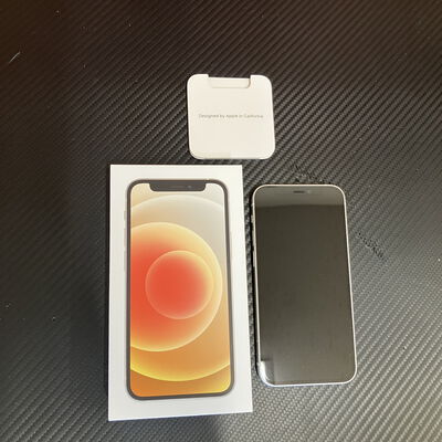 【富士青葉店】中古  【SIMロック解除済み】【au】Apple iPhone12 mini 5.4インチ 128GB (ホワイト)  MGDM3J/A 155624 