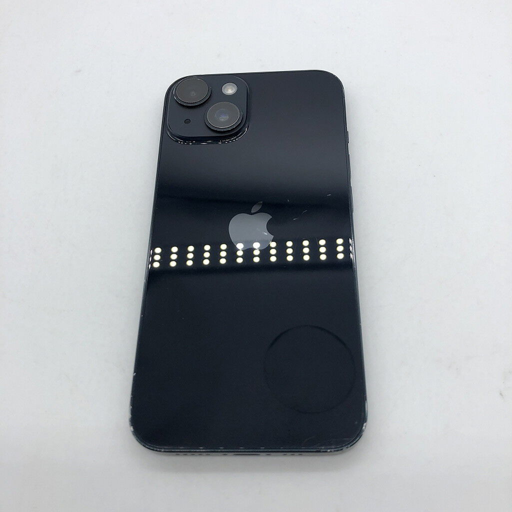 中古 【au版SIMフリー】Apple iPhone14 6.1インチ 256GB (ミッドナイト