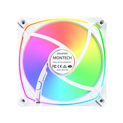 MONTECH  RX120 PRO White (1個パック ホワイト リバースブレード) 