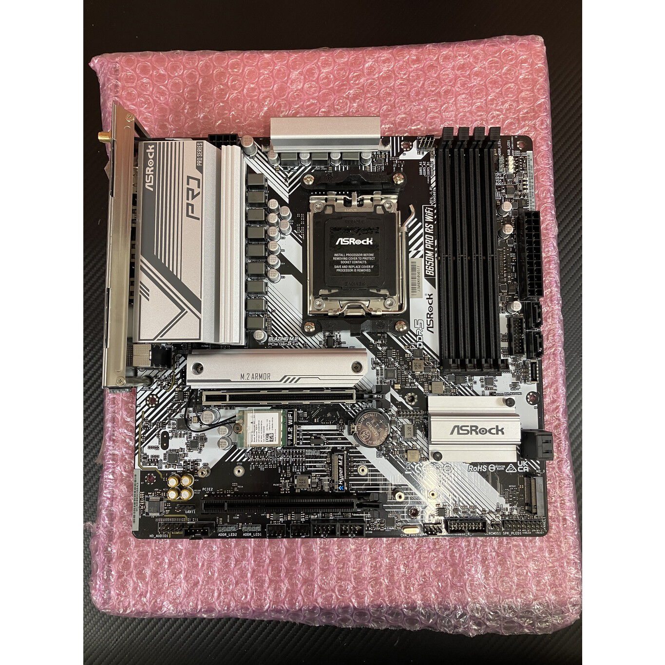 B650M PRO RS WiFi ドスパラ限定モデル B650M Pro RS WiFi (B650 AM5 MicroATX) ドスパラ限定モデルの