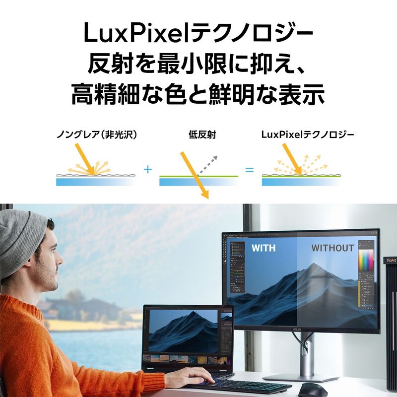ASUS ProArt Display PA27JCV (27インチワイド 液晶モニター