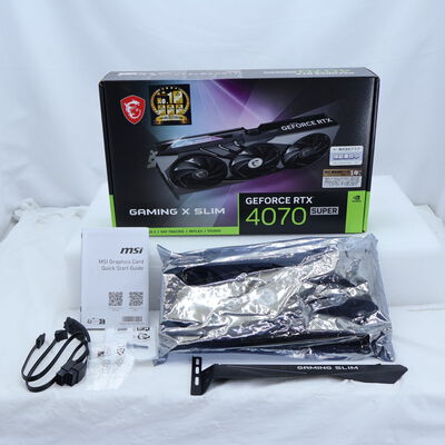 【通販センター】中古  MSI GeForce RTX 4070 SUPER 12G GAMING X SLIM (RTX4070 SUPER 12GB) 163391 