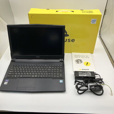 【なんば店】中古  mouse m-Book K690XN-M2SH2-KK (i7 8750H/16GB/SSD256GB+HDD1TB/MX150/WLAN/15.6FHD) 3280023952 