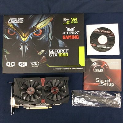 【川崎店】中古  ASUS STRIX-GTX1060-DC2O6G(6GB PCI-E) 3170006439 
