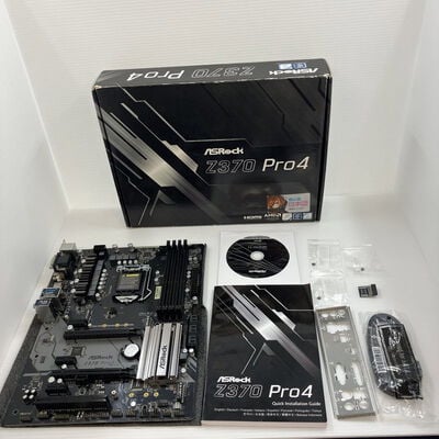 【秋葉原本店】中古  ASRock Z370 Pro4 (Z370 1151 ATX DDR4) 136208 