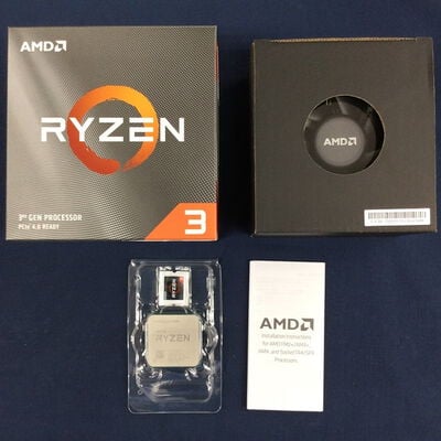 【川崎店】中古  AMD Ryzen 3 3100 (AM4/3.6/18M/C4/T8/65W) 143670 