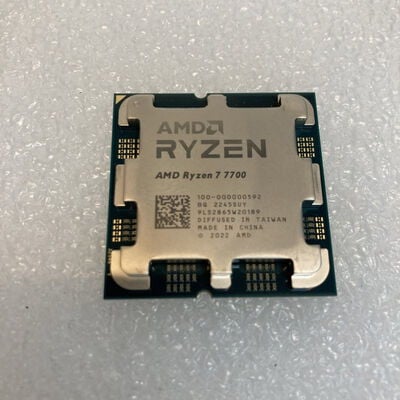 【京都店】中古  AMD Ryzen 7 7700 (AM5/3.8GHz/40M/C8/T16/65W) 154483 