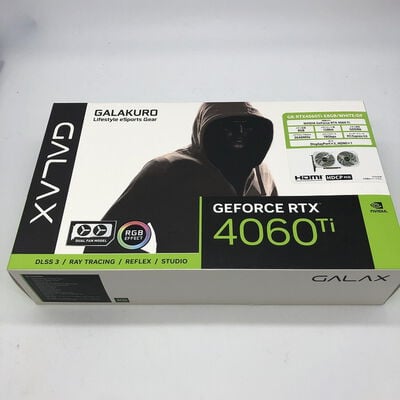 【宇都宮鶴田店】中古  玄人志向 GK-RTX4060Ti-E8GB/WHITE/DF (RTX4060Ti 8GB) 158555 